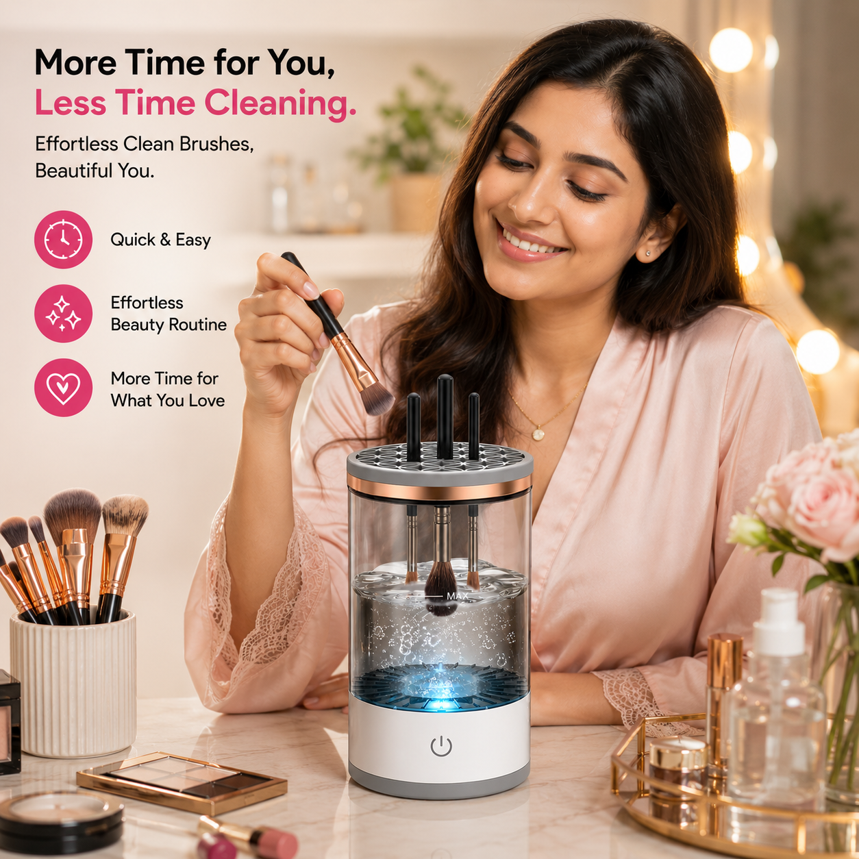 Electric Makeup Brush Cleaner