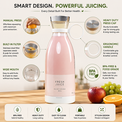 Heavy Duty Handhold Press Fruit Manual Juicer