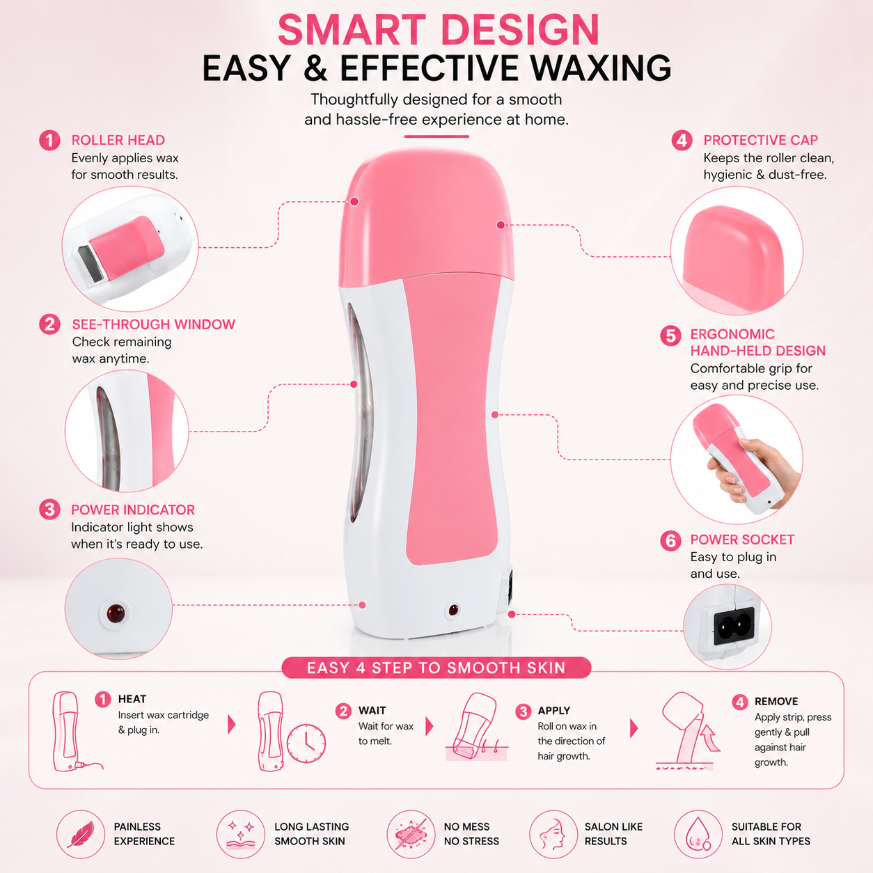 Wax Warmer Depilatory Applicator