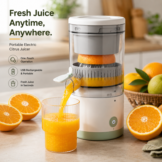 portable electric citrus juicer