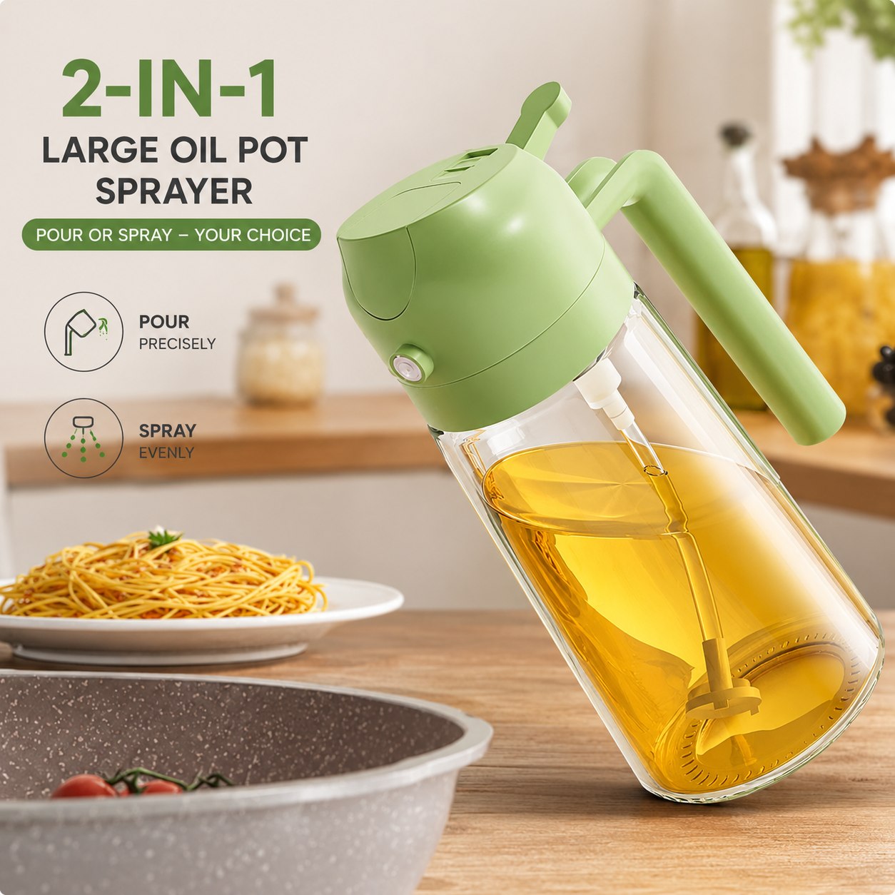 2-in-1 Large  Oil Pot sprayer