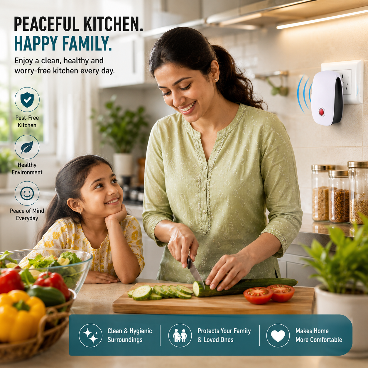 Ultrasonic Kitchen Guard Repeller