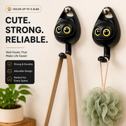 Cute Wall Hook Hangers (Pack of 2)