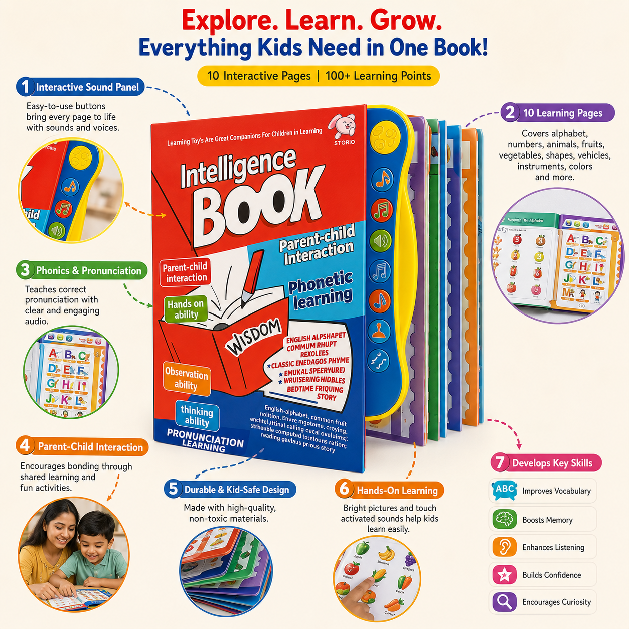 Intelligence Sound Book for Kids
