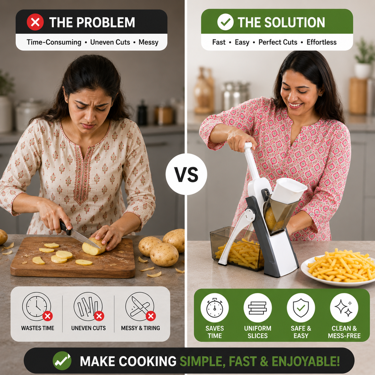 Multifunctional Vegetable Slicer