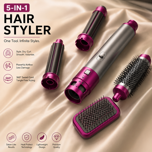 5-in-1 Hair Styler Airwrap Tool