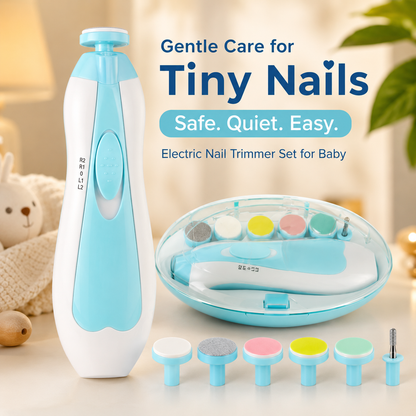 Electric Nail Trimmer Set For Baby
