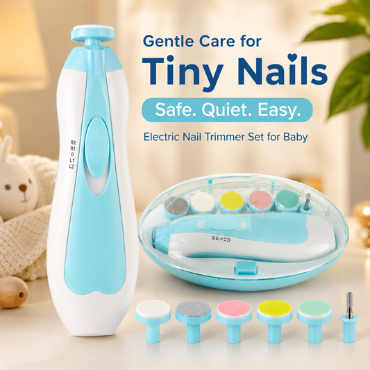 Electric Nail Trimmer Set For Baby