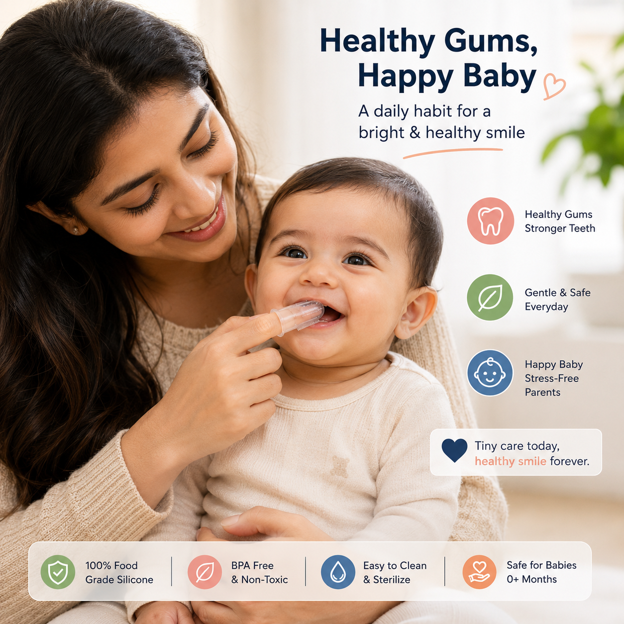 Silicone Baby Finger Toothbrush