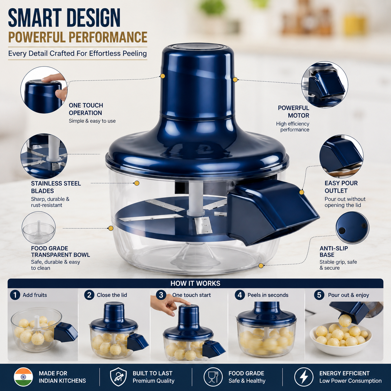 Electronic Fruit Peeler