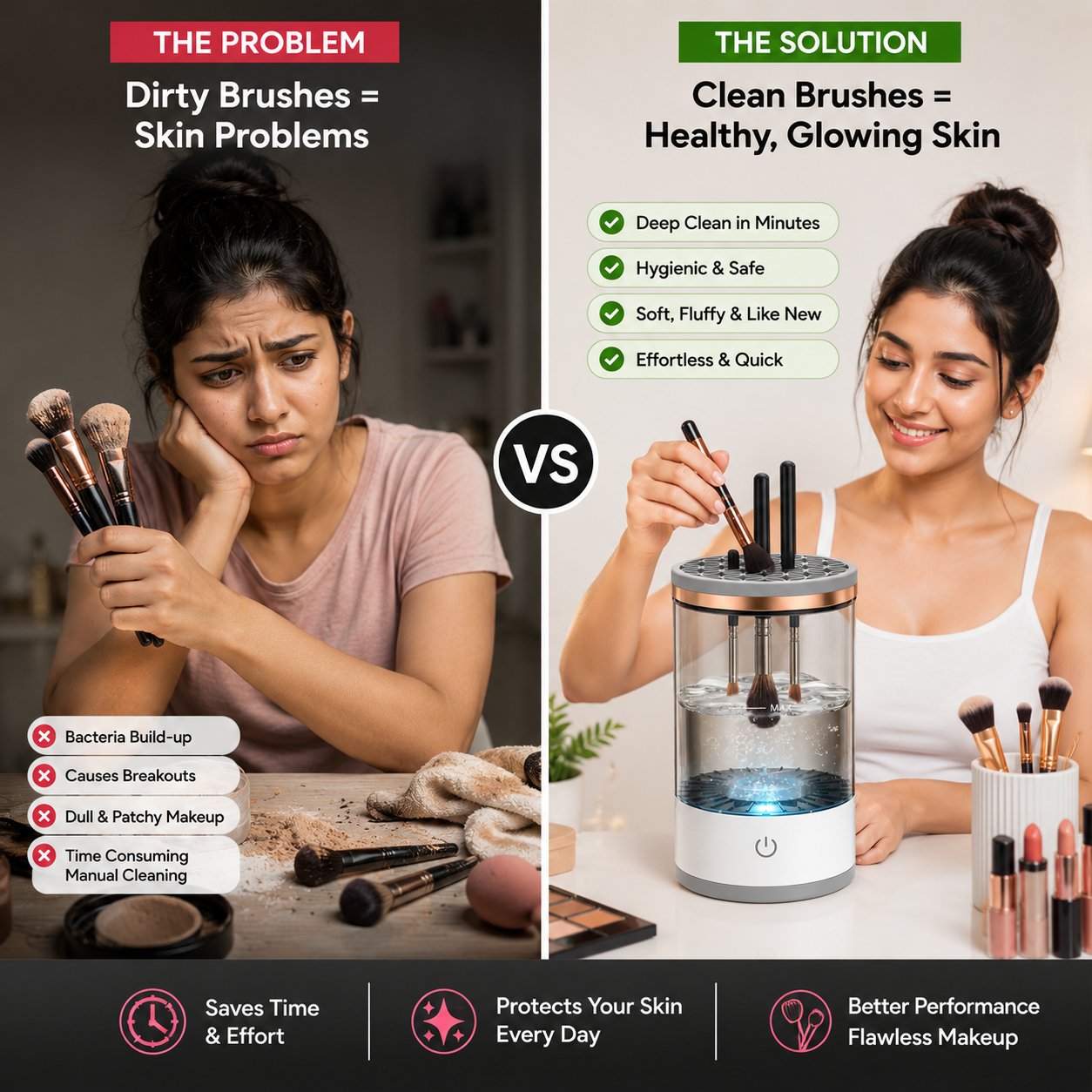 Electric Makeup Brush Cleaner