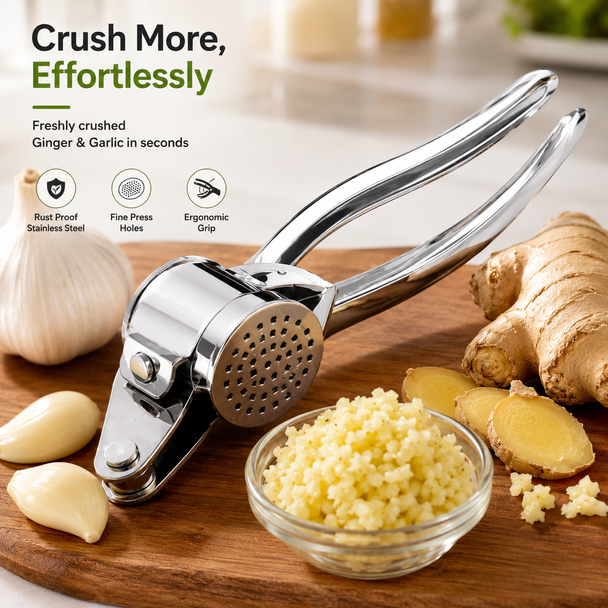 Ginger Garlic Press Crusher  Masher