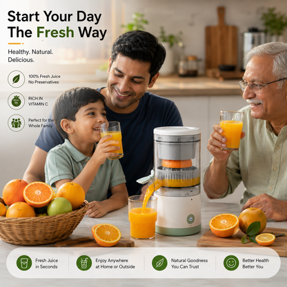 portable electric citrus juicer