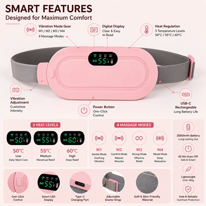 Cordless Heating Pad for Period pain Relief