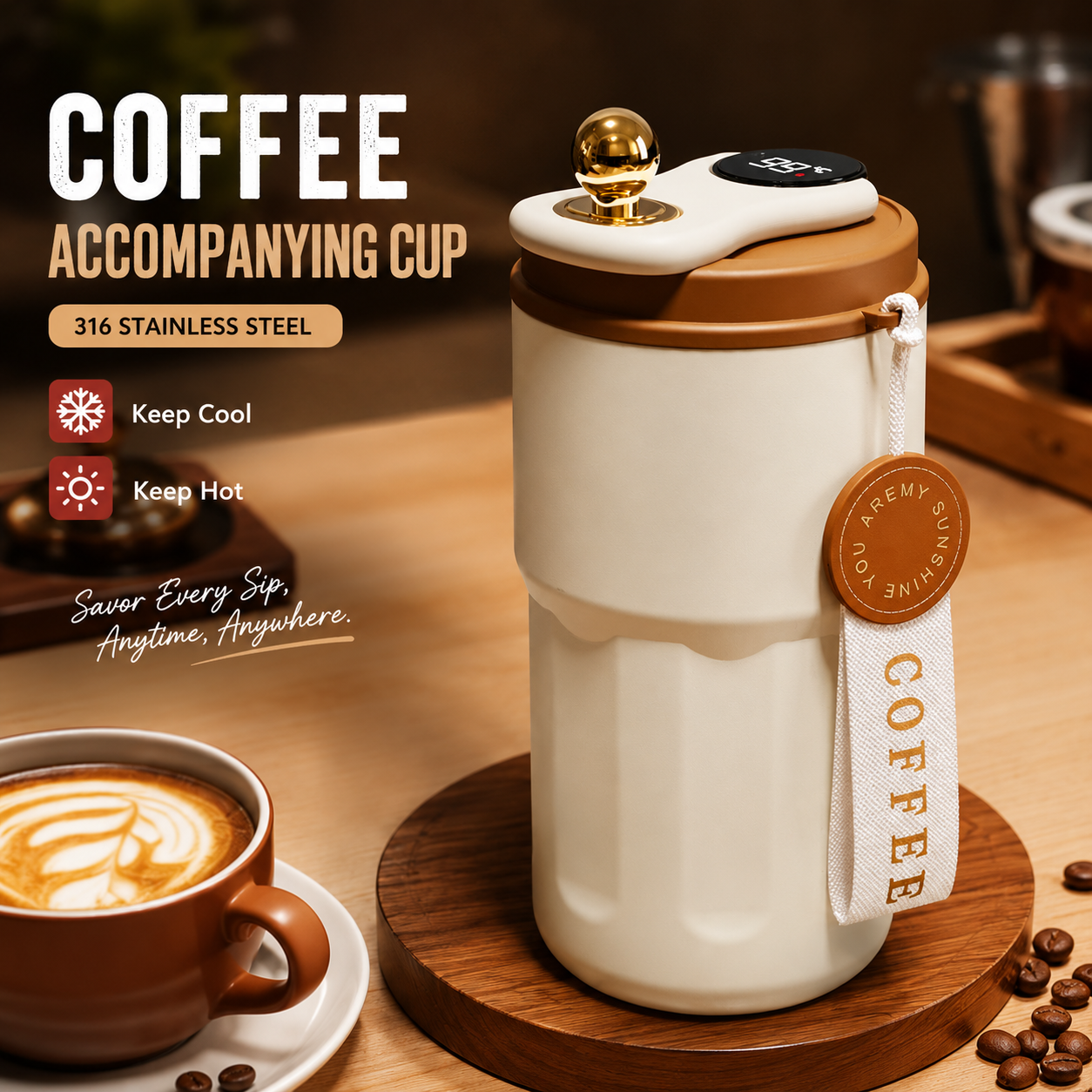 stainless steel insulated mug