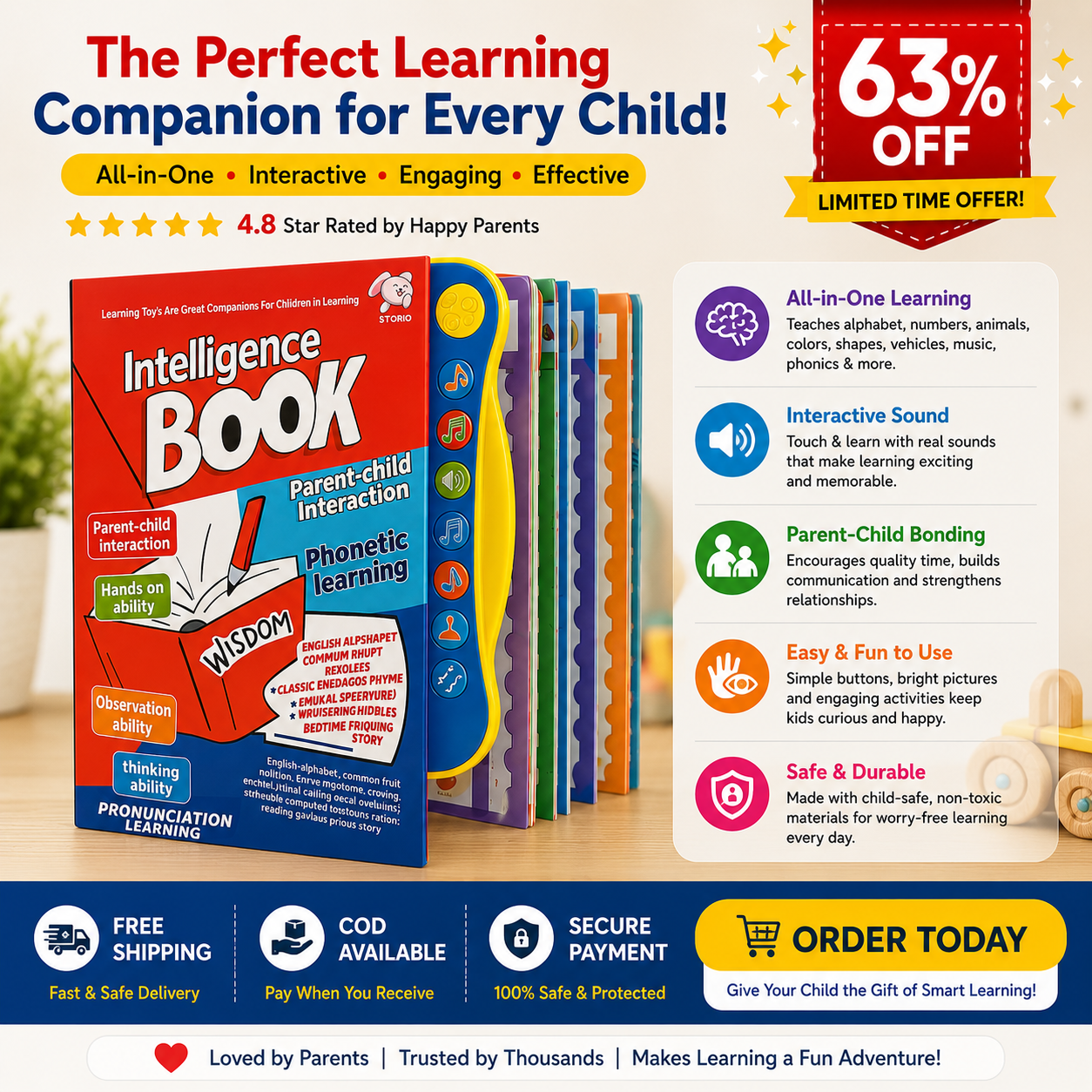 Intelligence Sound Book for Kids