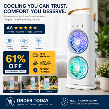 Portable Double-Ended Spray Fan