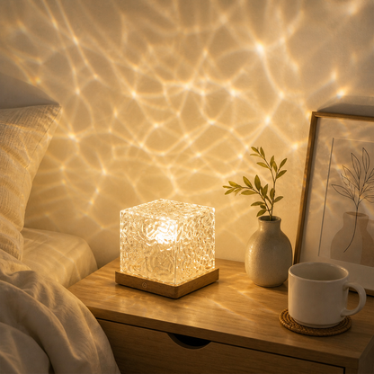 3D Ocean Wave Projector Lamp – Romantic LED Night Light
