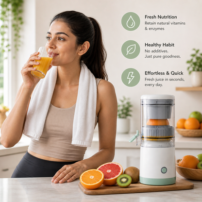 portable electric citrus juicer